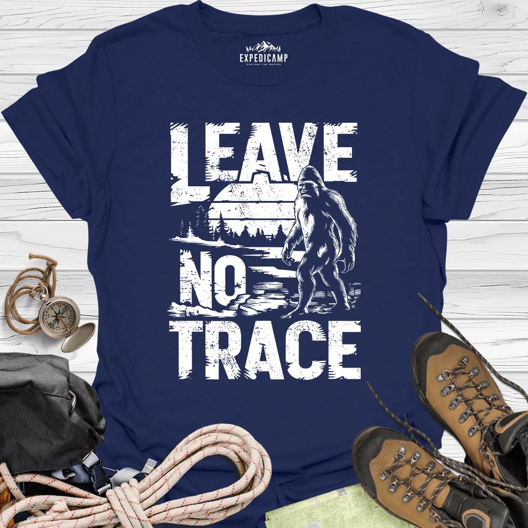 Bigfoot Leave No Trace America's National Parks T-Shirt – Navy – Outdoor apparel for travel, hiking, camping, and nature lovers – ExpediCamp