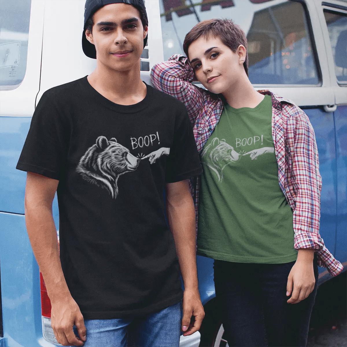 Boop! Bear Nose T-Shirt – – Outdoor apparel for travel, hiking, camping, and nature lovers – ExpediCamp