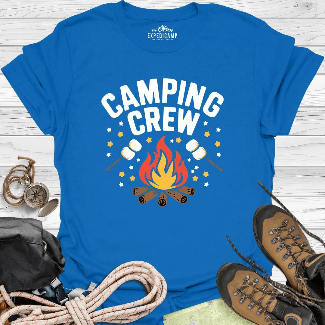 Camping Crew - Family Trip T-Shirt – Royal – Outdoor apparel for travel, hiking, camping, and nature lovers – ExpediCamp
