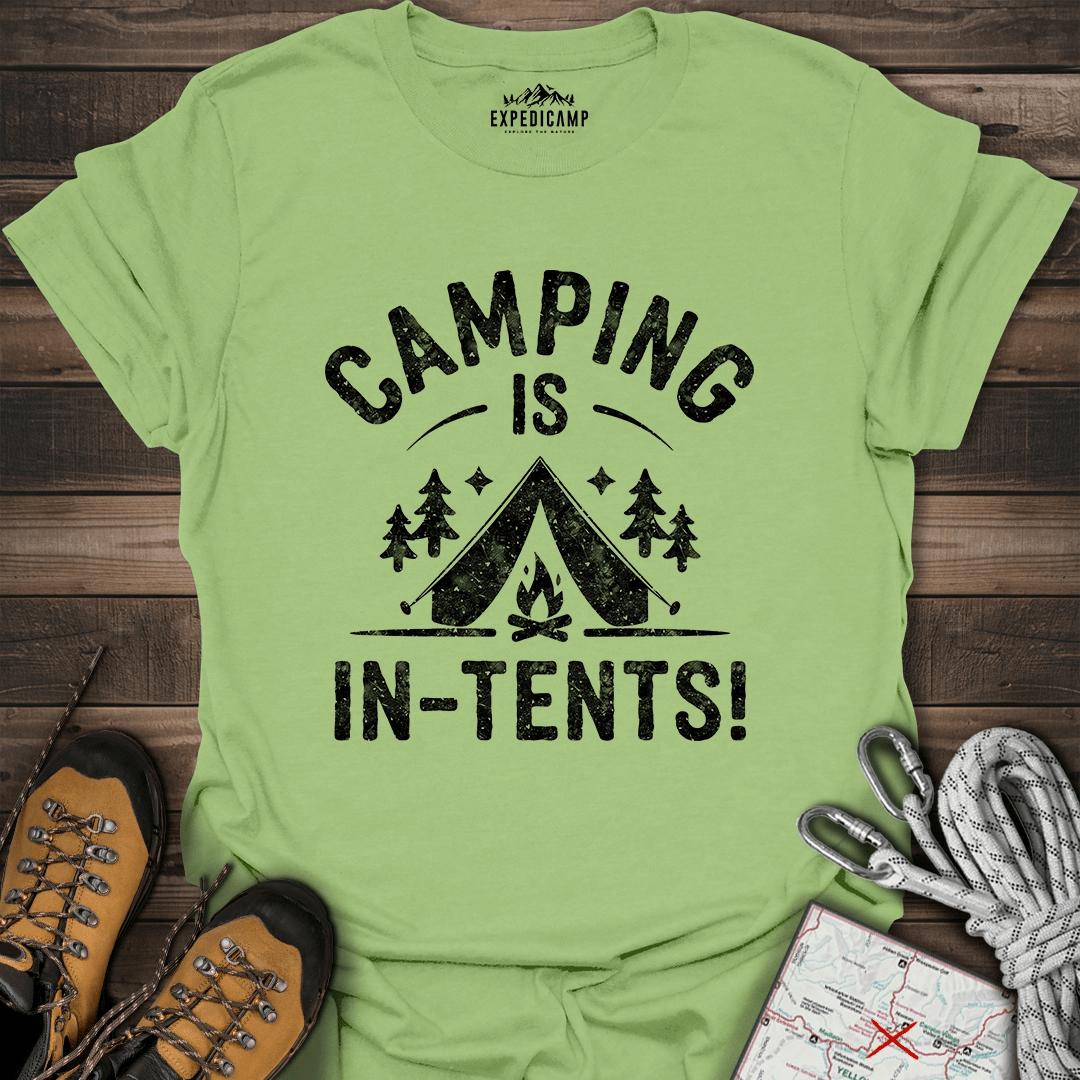 Camping Is In-Tens T-Shirt – Kiwi – Outdoor apparel for travel, hiking, camping, and nature lovers – ExpediCamp