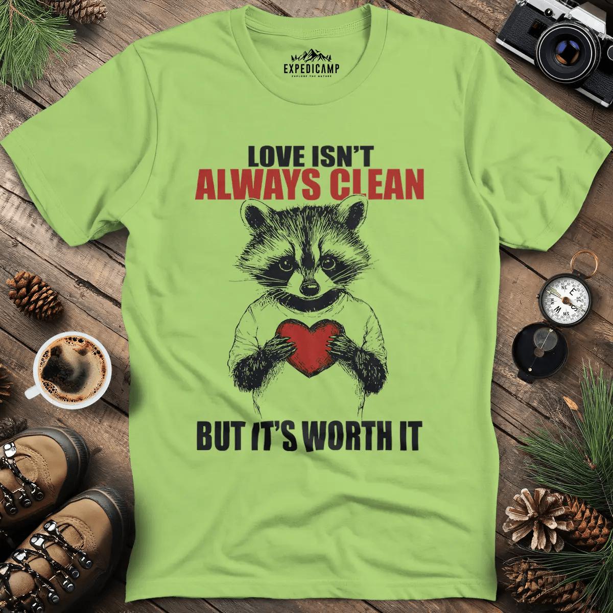 Coffee-Loving Eagle T-Shirt – Kiwi – Outdoor apparel for travel, hiking, camping, and nature lovers – ExpediCamp