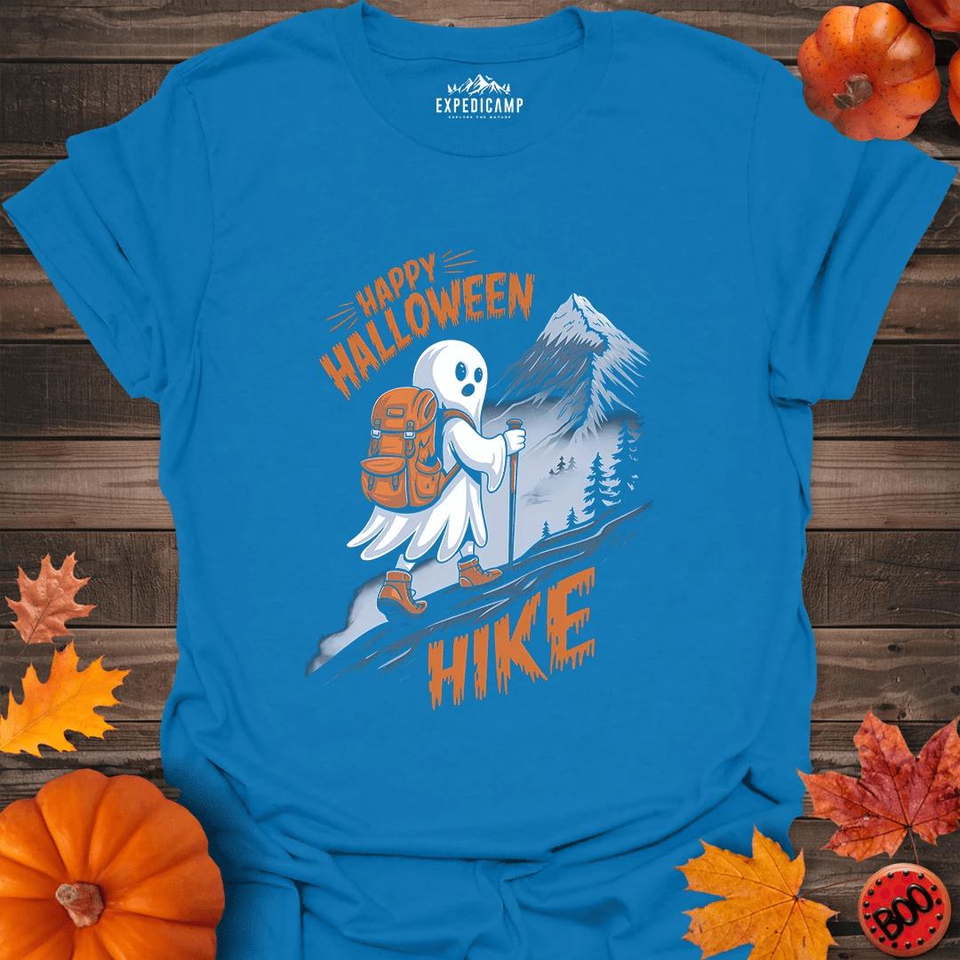 Happy Halloween Hike T-Shirt – Royal – Outdoor apparel for travel, hiking, camping, and nature lovers – ExpediCamp