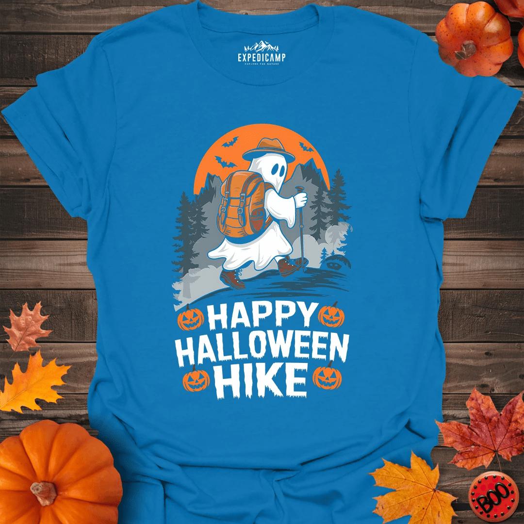 Happy Halloween Hike T-Shirt – Royal – Outdoor apparel for travel, hiking, camping, and nature lovers – ExpediCamp