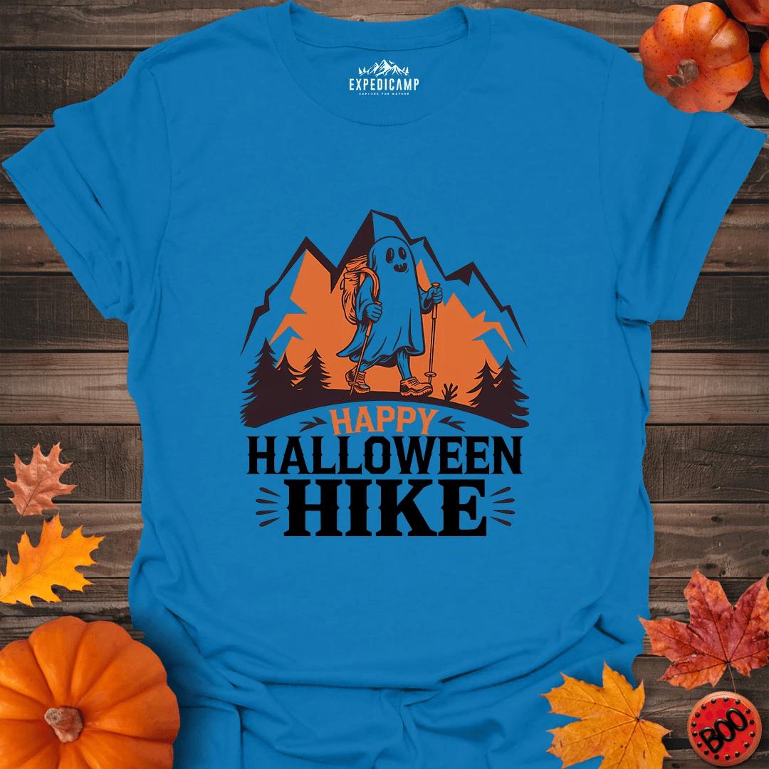 Happy Halloween Hike T-Shirt – Royal – Outdoor apparel for travel, hiking, camping, and nature lovers – ExpediCamp