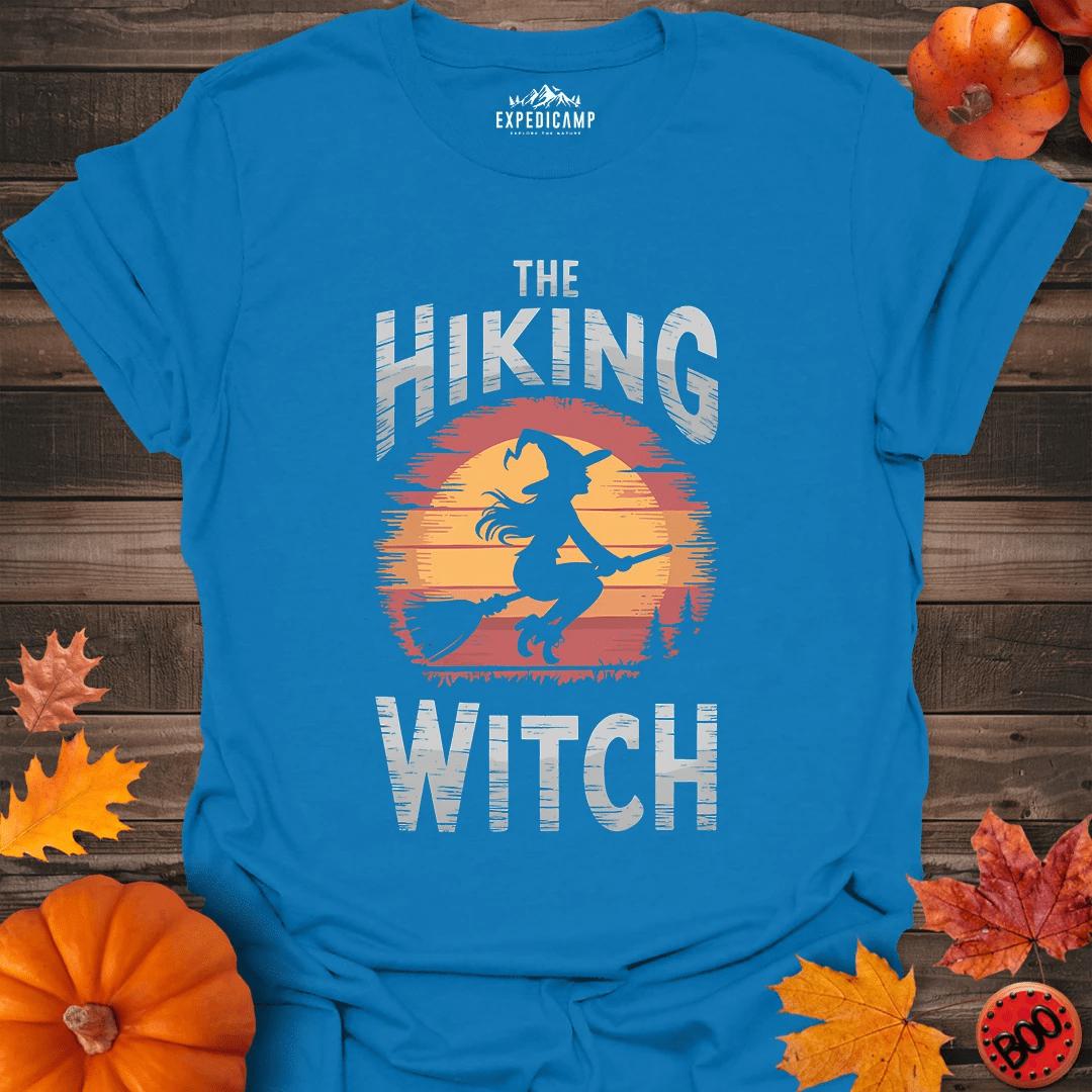 The Hiking Witch T-Shirt – Royal – Outdoor apparel for travel, hiking, camping, and nature lovers – ExpediCamp