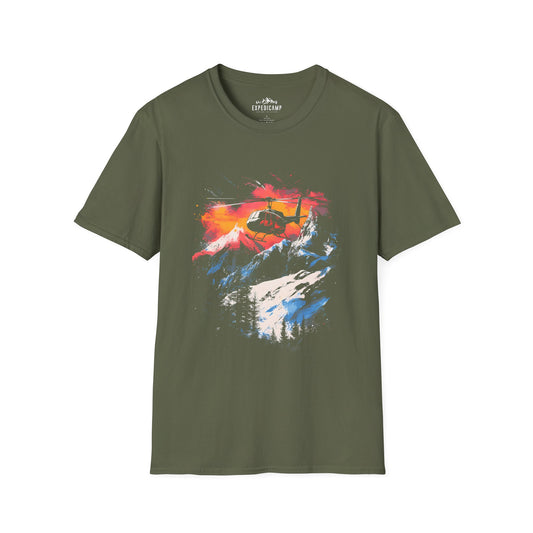 Mountain Rescue Helicopter Adventure T-Shirt