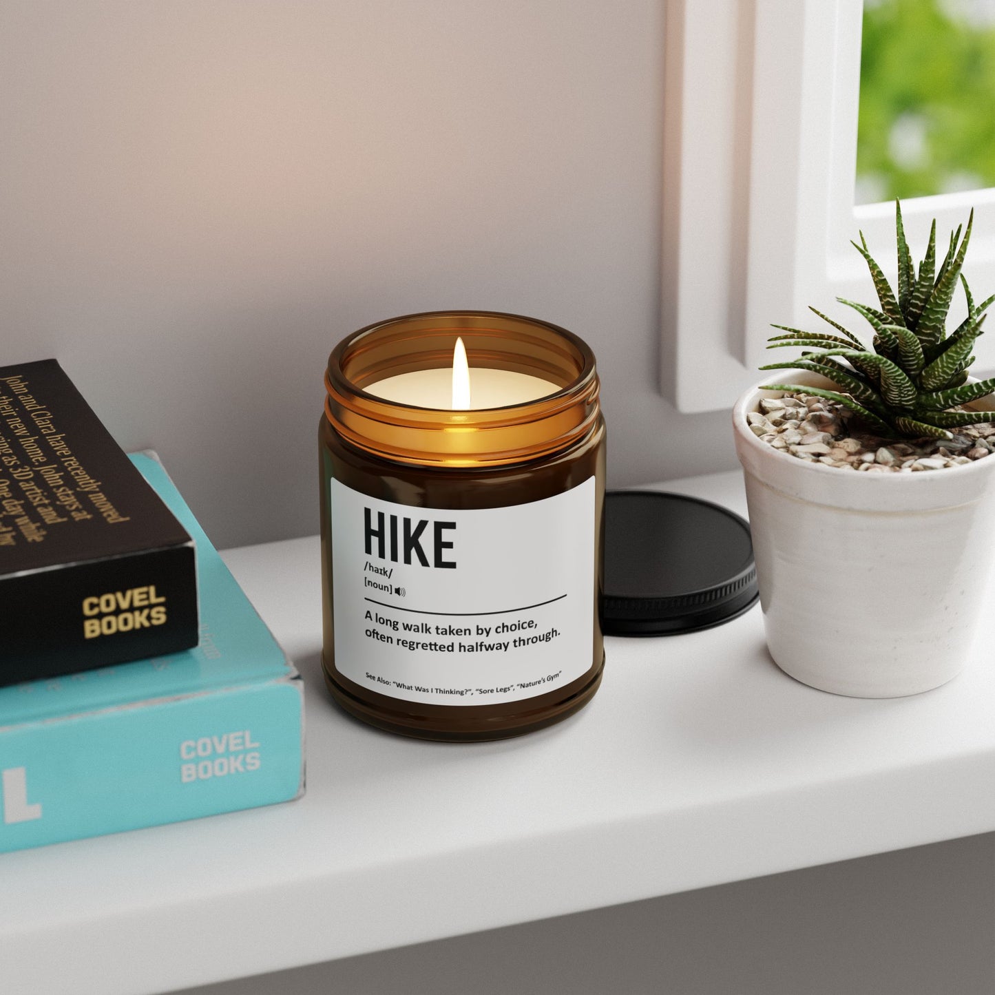 Hike Definition Scented Soy Candle – Amber Jar