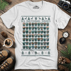 63 National Parks Christmas Ugly Sweater T-Shirt – – Outdoor apparel for travel, hiking, camping, and nature lovers – ExpediCamp