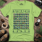 63 National Parks Christmas Ugly Sweater T-Shirt – Kiwi – Outdoor apparel for travel, hiking, camping, and nature lovers – ExpediCamp