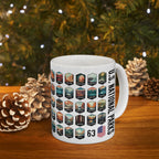 63 National Parks Of The USA White Ceramic Mug (11oz, 15oz) – – Outdoor apparel for travel, hiking, camping, and nature lovers – ExpediCamp