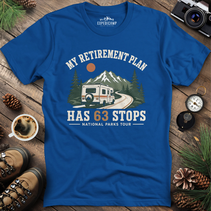 My Retirement Plan Has 63 Stops T-Shirt
