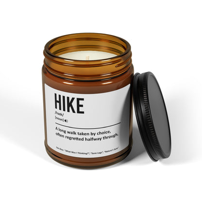 Hike Definition Scented Soy Candle – Amber Jar