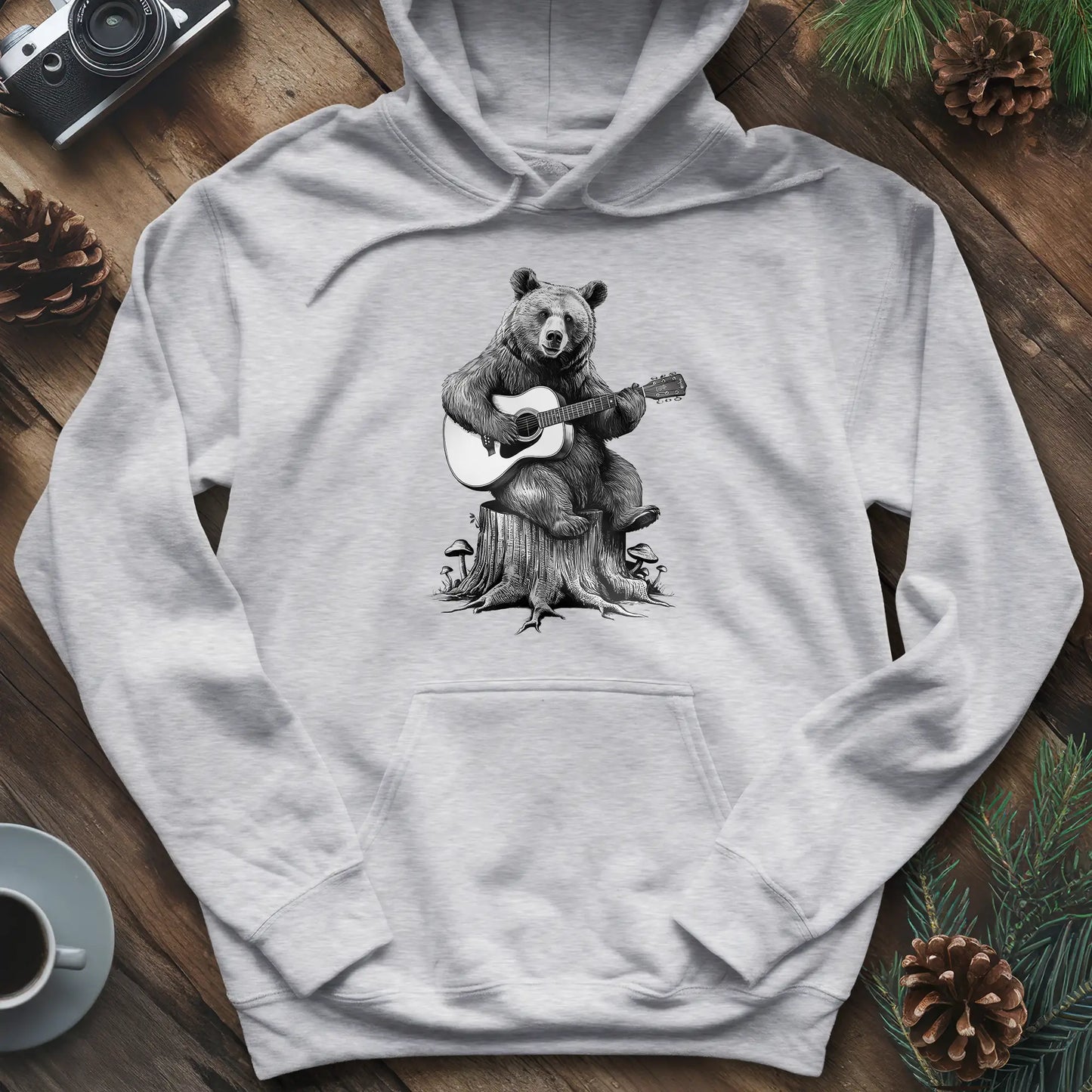 Bear Guitar Hoodie