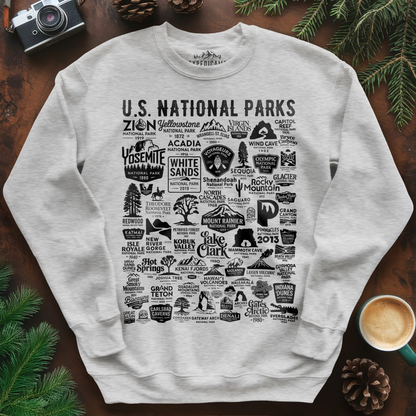 63 National Parks Vintage Logo Sweatshirt