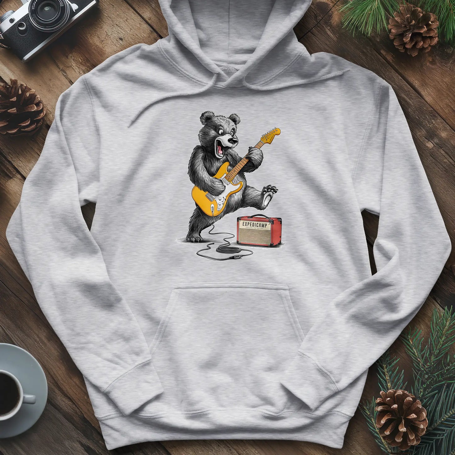 Bear Amp Rock Hoodie