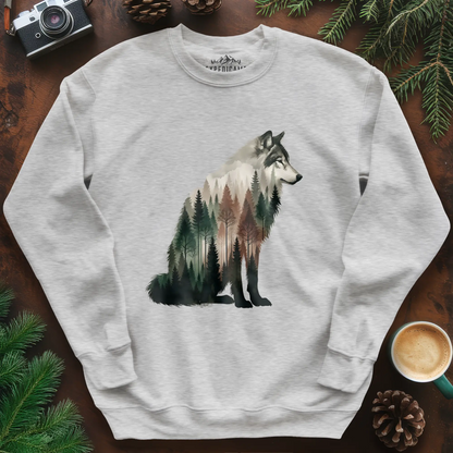 Double Exposure Wolf Sweatshirt