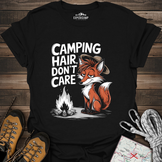 Camping Hair Don't Care Fox T-Shirt