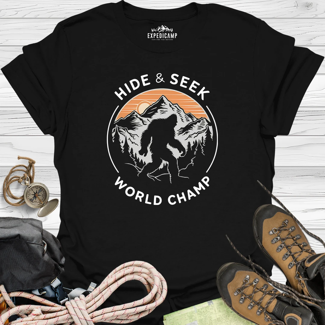 Bigfoot Hide And Seek World Champ T-Shirt