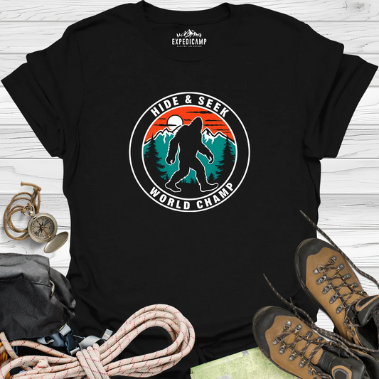 Bigfoot Hide And Seek World Champ T-Shirt