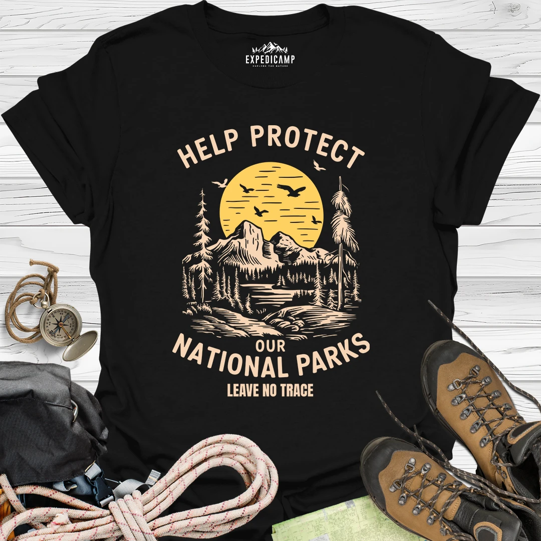 Help Protect Our National Parks Leave No Trace T-Shirt