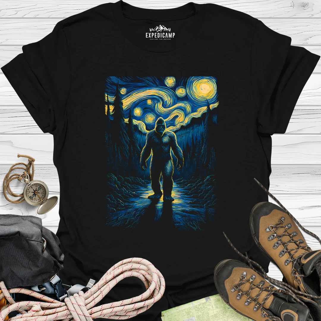 Bigfoot Van Gogh T-Shirt