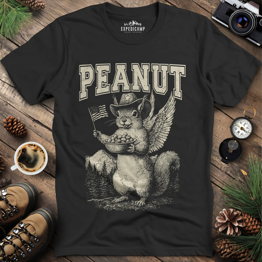 Peanut the Patriot T-Shirt - Proud Tribute to a Beloved Squirrel