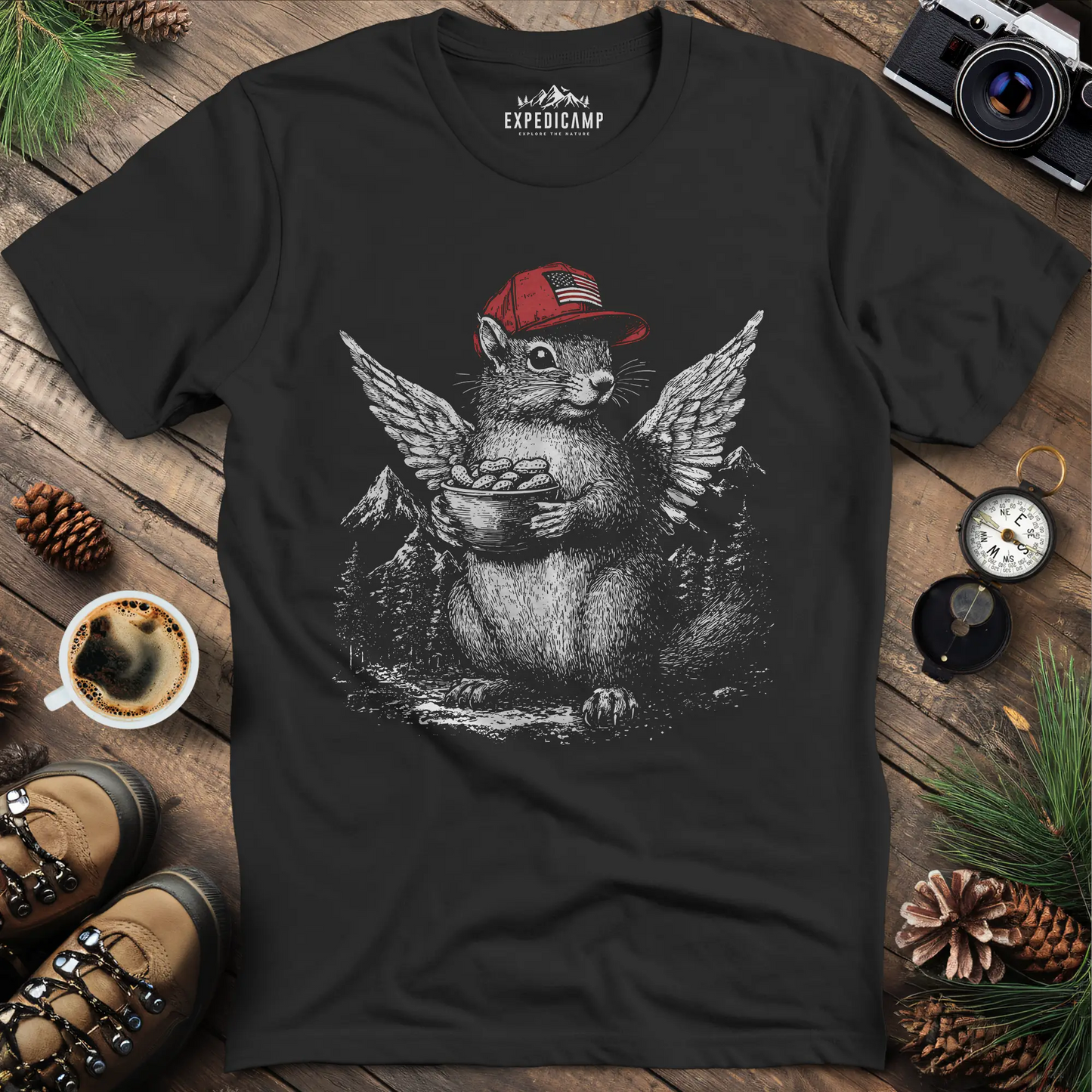 Patriotic Peanut Tribute T-Shirt - Forest Guardian Edition