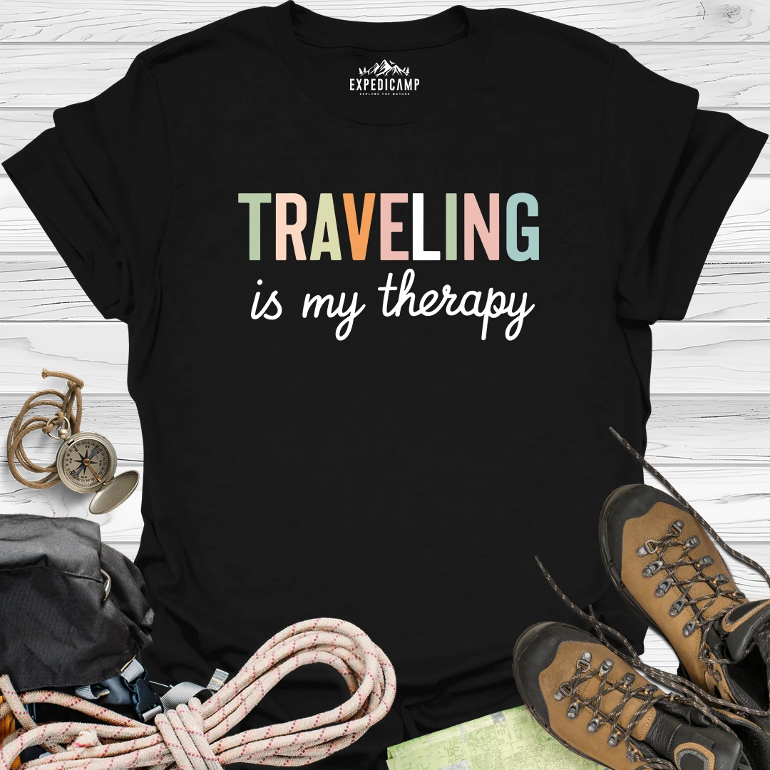 Traveling Is My Therapy T-Shirt