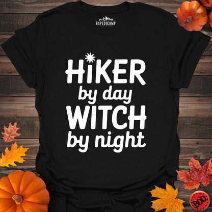 Hiker By Day Witch By Night T-Shirt