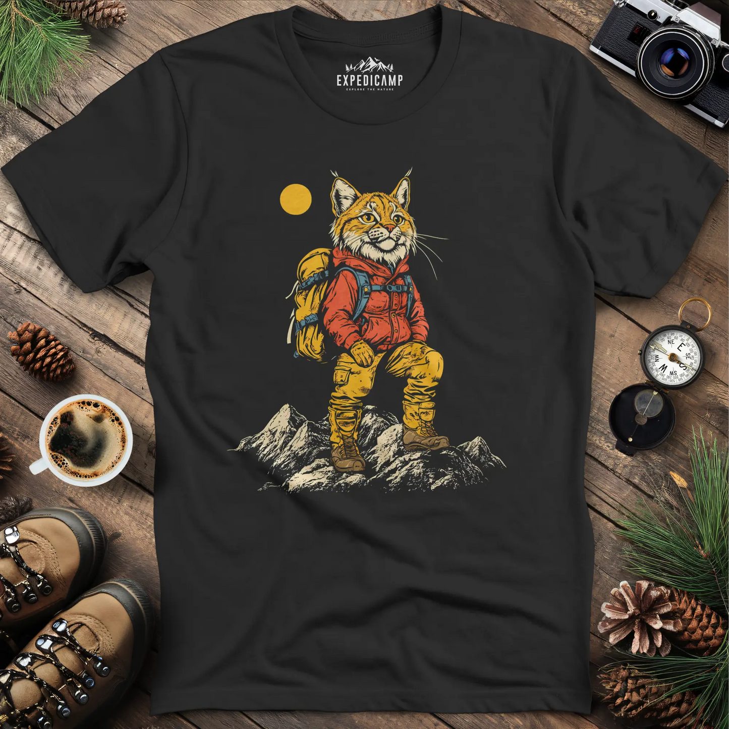 Lynx Hiker T-Shirt – Fierce and Free