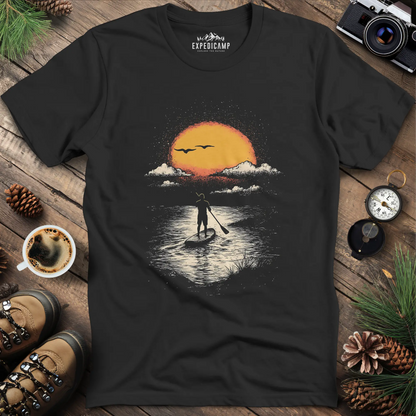 Sunset Paddleboard Adventure T-Shirt