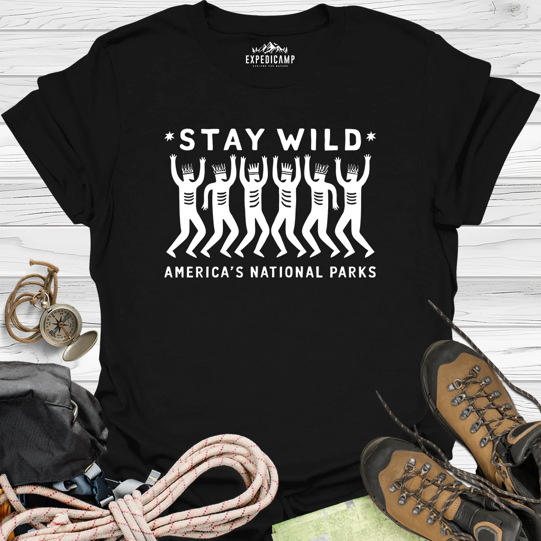 Stay Wild America's National Parks T-Shirt