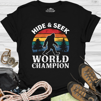 Bigfoot Hide And Seek World Champion T-Shirt