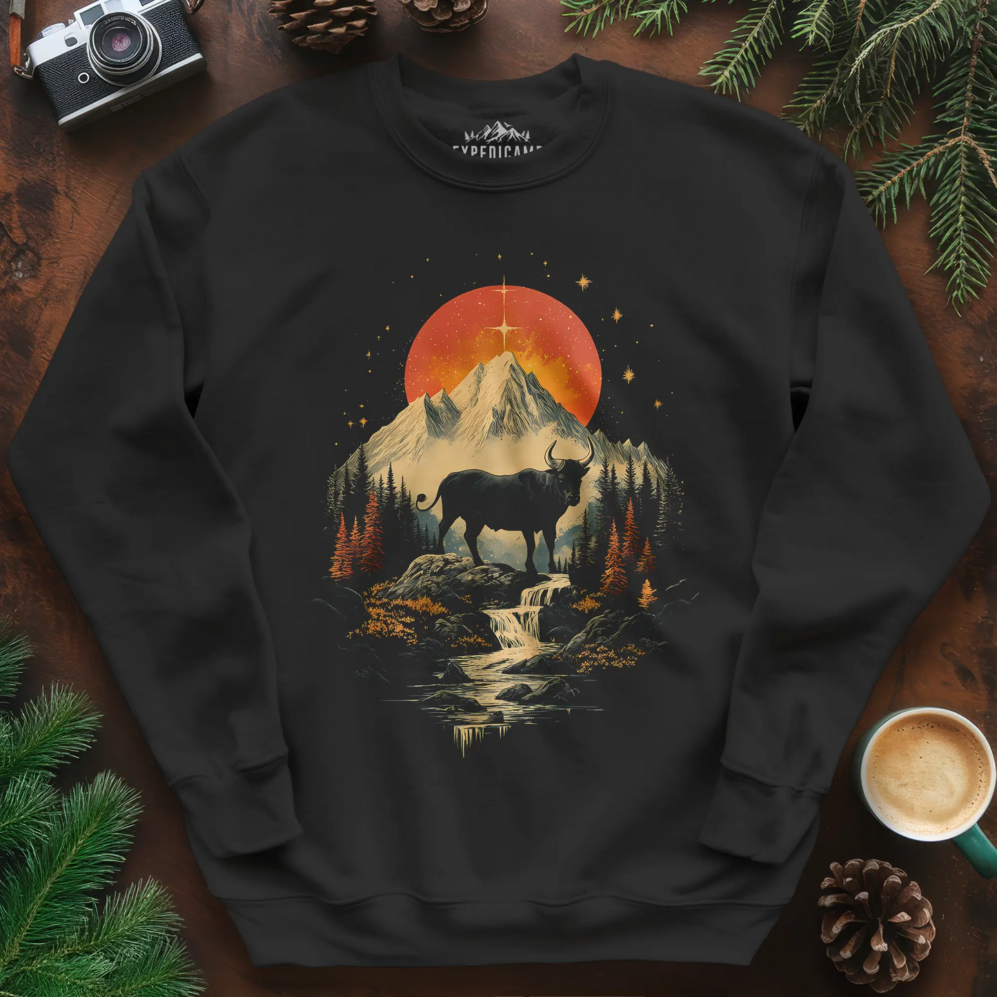 Wilderness Buffalo Sunset Sweatshirt