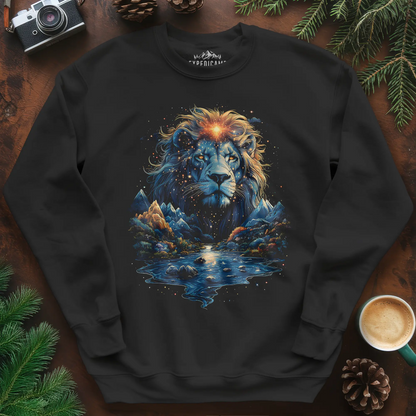 Majestic Lion Landscape Sweatshirt