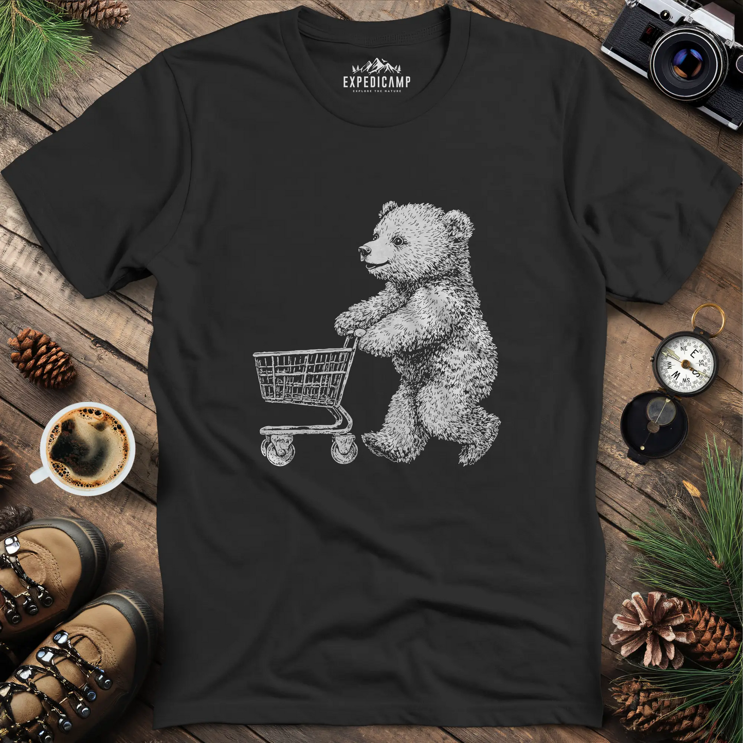 Shopping Bear T-Shirt