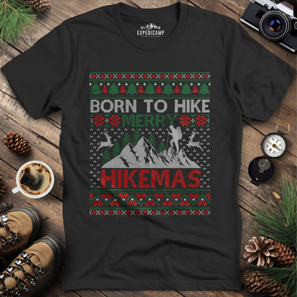 Born to Hike Merry Hikemas T-Shirt