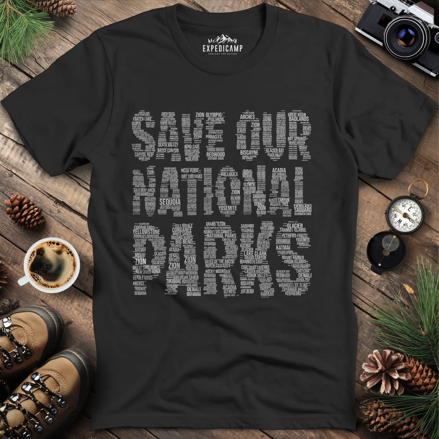 Save Our National Parks T-Shirt - Word Art