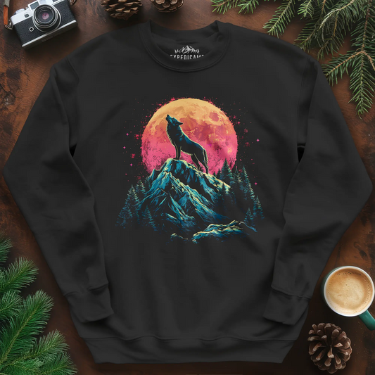 Lunar Howl Wolf Sweatshirt