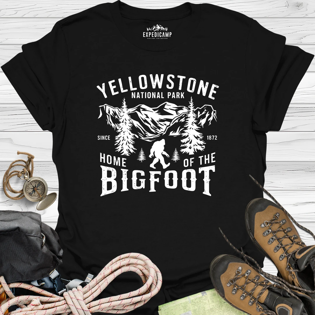 Yellowstone Home Of The Bigfoot National Park T-Shirt