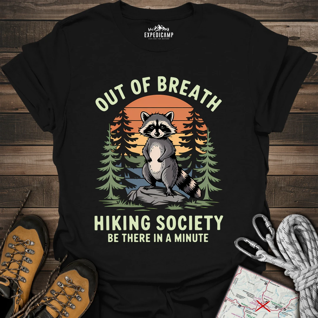 Out Of Breath Hiking Society T-Shirt