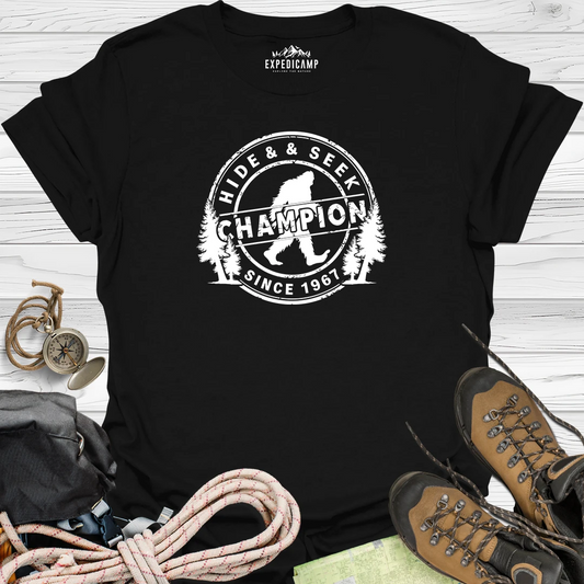 Bigfoot Hide And Seek World Champion SINCE 1967 T-Shirt