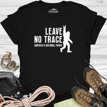 Bigfoot Leave No Trace America's National Parks T-Shirt