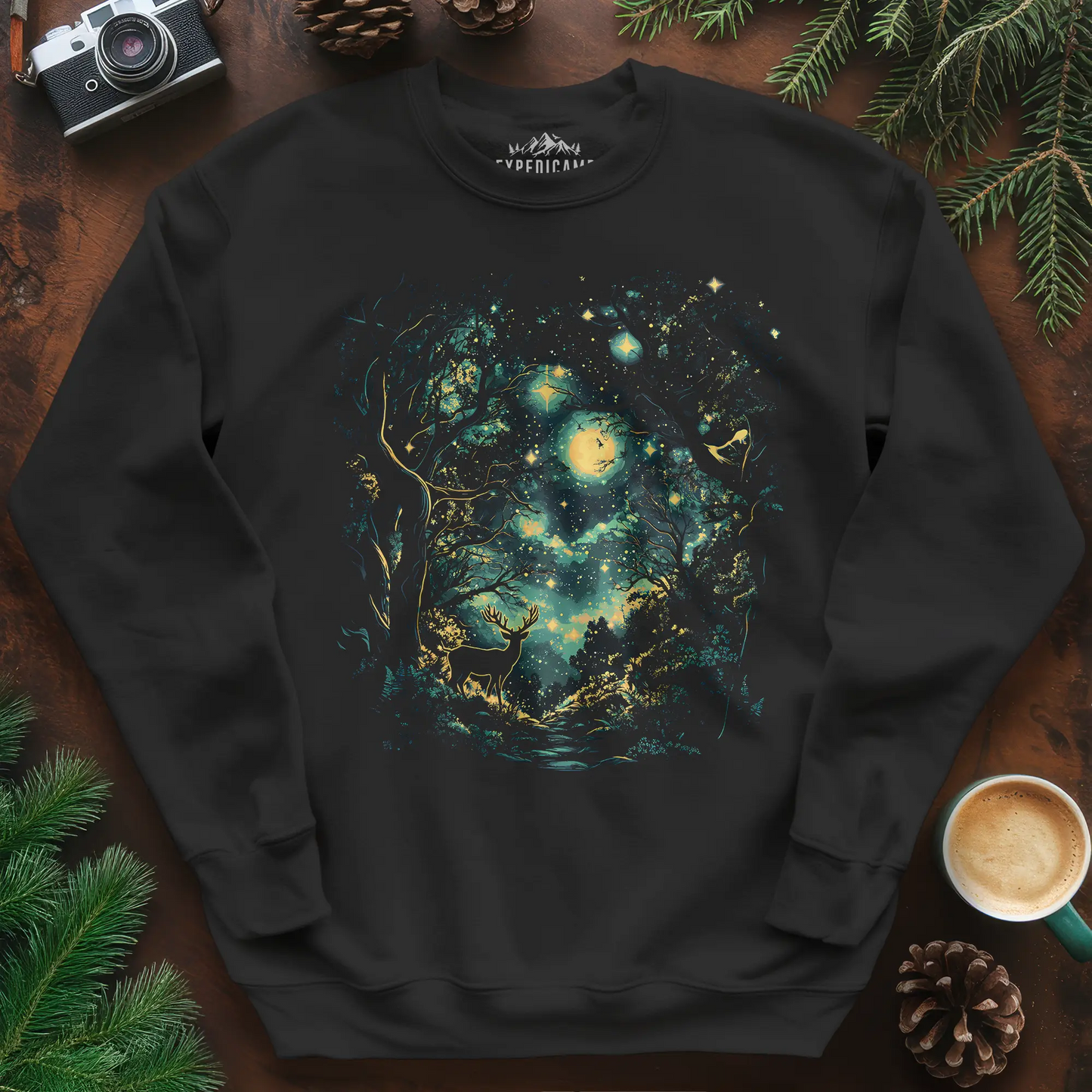 Enchanted Forest Deer Sweatshirt