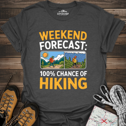 Weekend Hiking Forecast T-Shirt