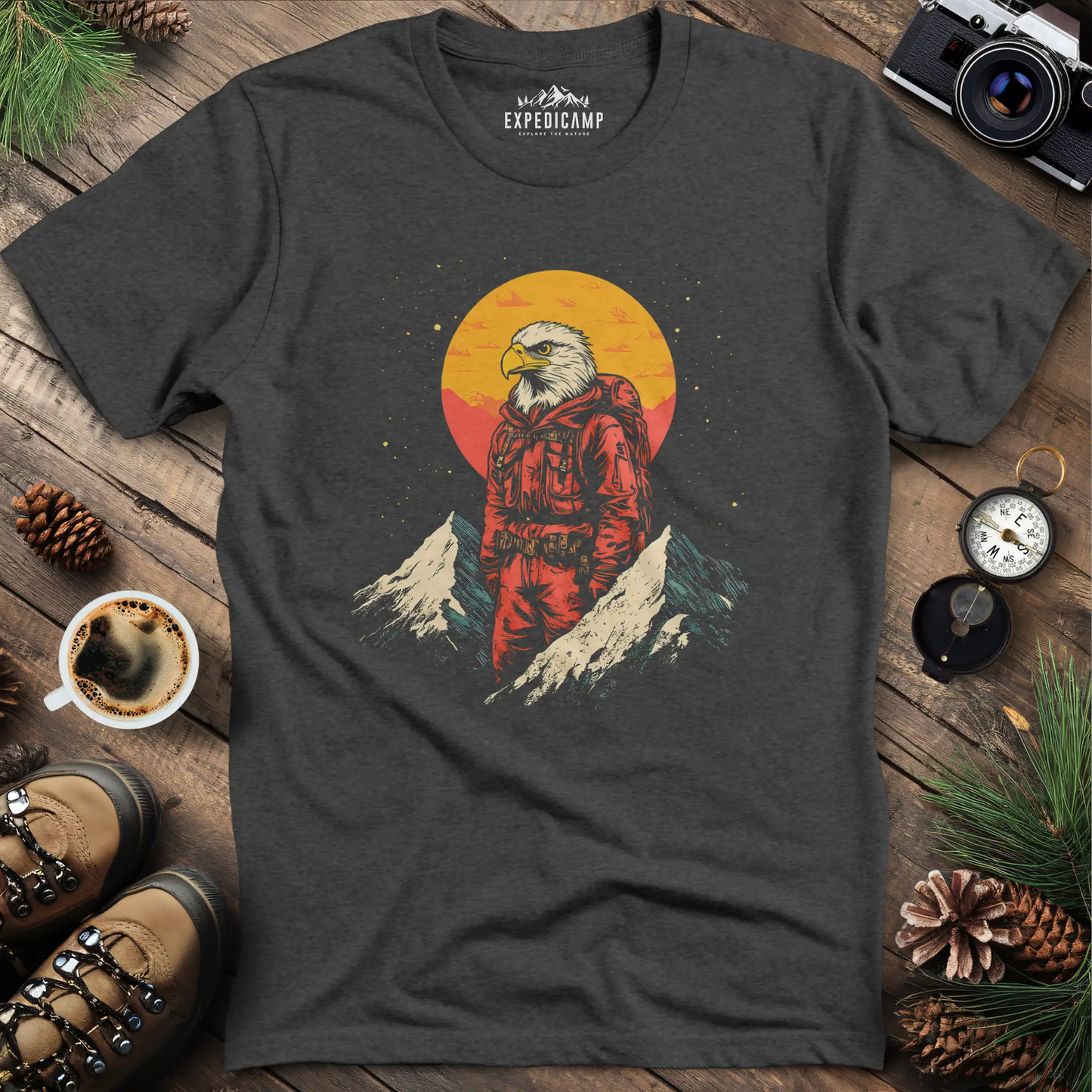 Eagle Hiker T-Shirt – Soar Through the Trails