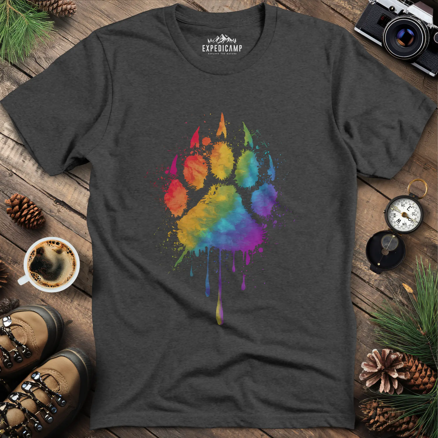 Rainbow Bear Paw T-Shirt