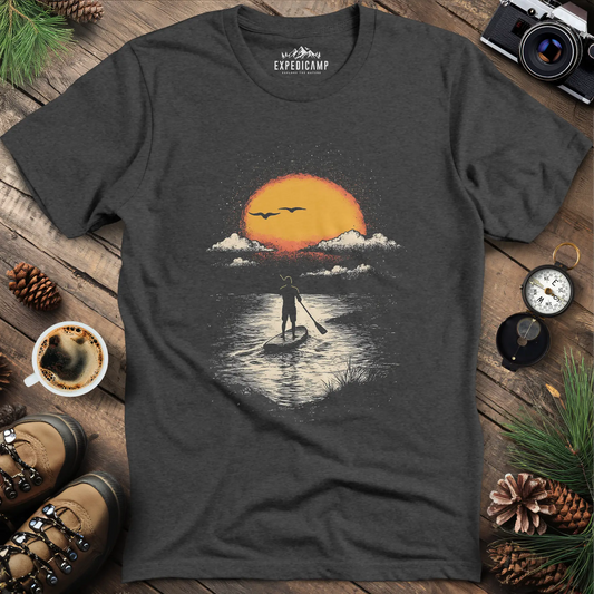 Sunset Paddleboard Adventure T-Shirt