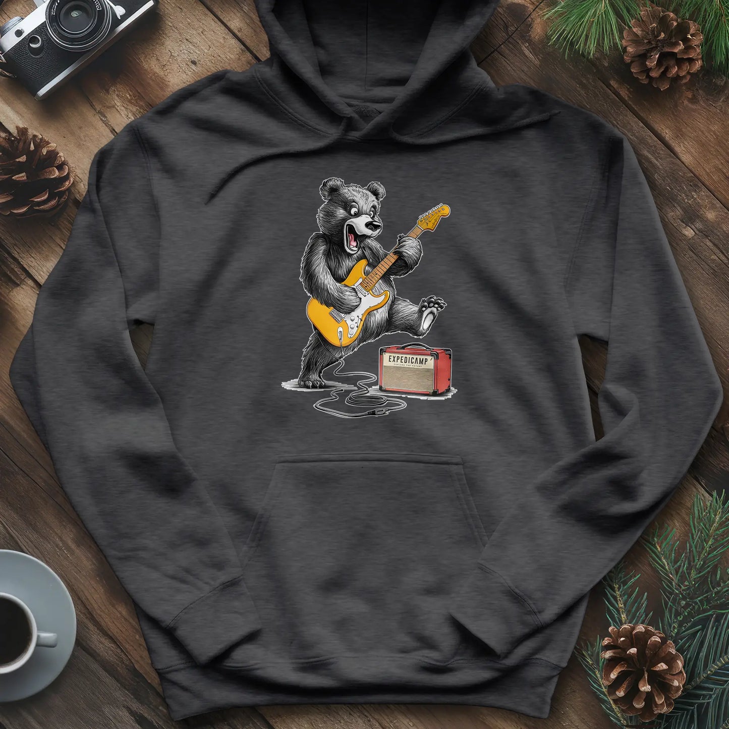 Bear Amp Rock Hoodie