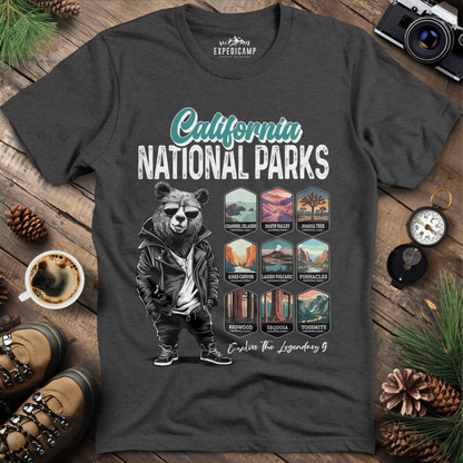 California National Parks Bear T-Shirt